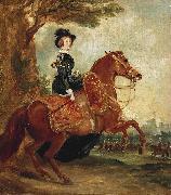 Francis Grant Portrait of Queen Victoria on horseback oil painting